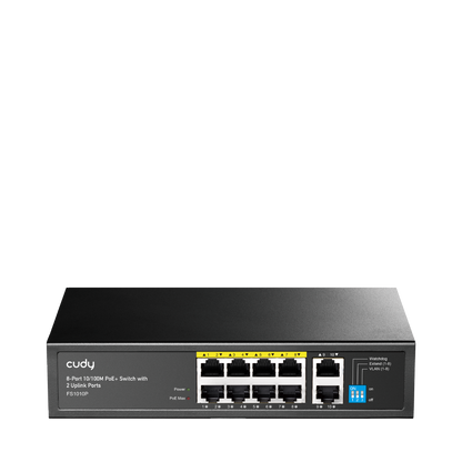 Cudy FS1010P 8-Port Fast Ethernet PoE+ Switch